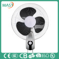 16 inches air cooling hot-selling wall fan with certificates for American market made in 2016